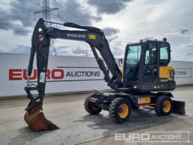 2022 Volvo EW60E Wheeled Excavators For Auction: Leeds, UK – 30th April, 1st, 2nd & 3rd May 25