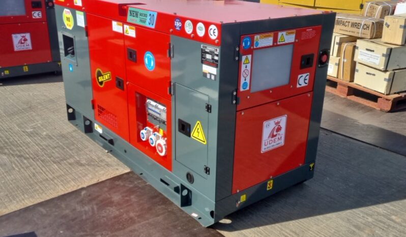 Unused 2025 Ashita Power AG3-30 Generators For Auction: Leeds, UK – 30th April, 1st, 2nd & 3rd May 25 full