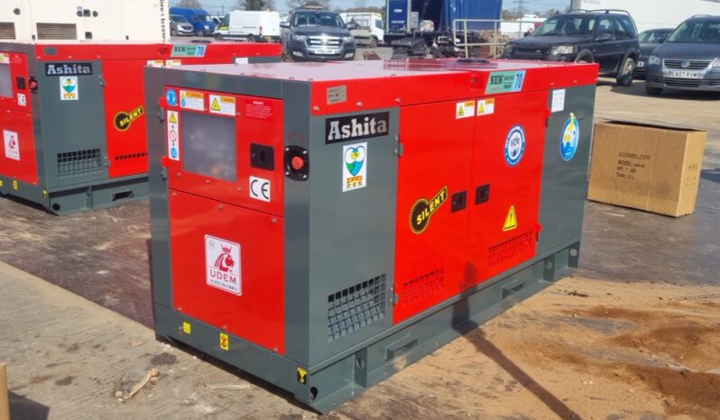 Unused 2025 Ashita Power AG3-70 Generators For Auction: Leeds, UK – 30th April, 1st, 2nd & 3rd May 25