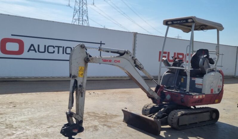 2021 Takeuchi TB216 Mini Excavators For Auction: Leeds, UK – 30th April, 1st, 2nd & 3rd May 25