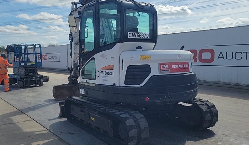 2020 Bobcat E85 6 Ton+ Excavators For Auction: Leeds, UK – 30th April, 1st, 2nd & 3rd May 25 full