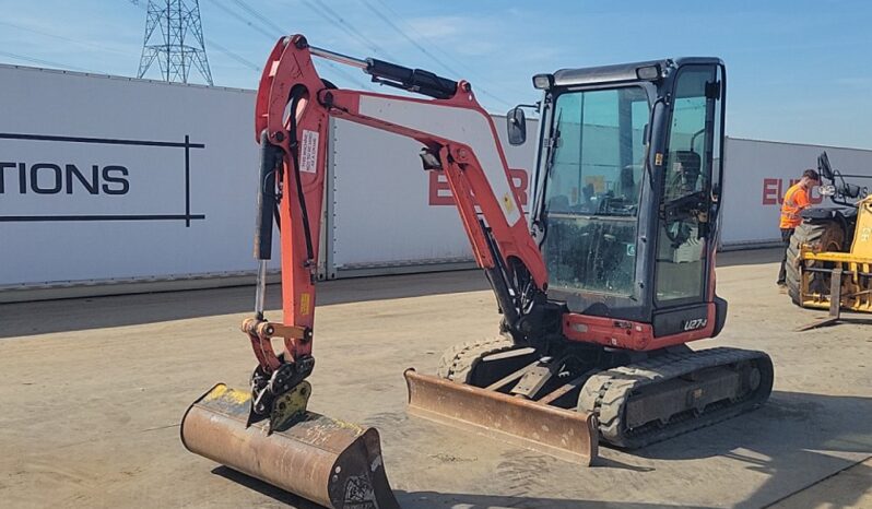 2016 Kubota U27-4 Mini Excavators For Auction: Leeds, UK – 30th April, 1st, 2nd & 3rd May 25