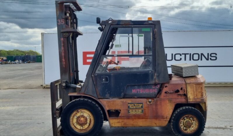 Mitsubishi FD35 Forklifts For Auction: Leeds, UK – 30th April, 1st, 2nd & 3rd May 25 full