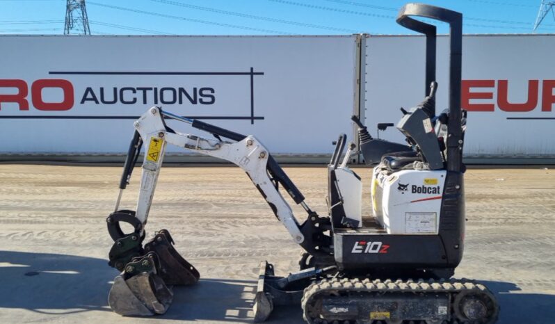 2022 Bobcat E10Z Mini Excavators For Auction: Leeds, UK – 30th April, 1st, 2nd & 3rd May 25 full