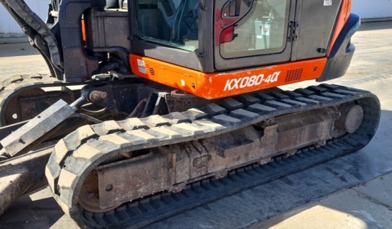 2019 Kubota KX080-4A 6 Ton+ Excavators For Auction: Leeds, UK – 30th April, 1st, 2nd & 3rd May 25 full