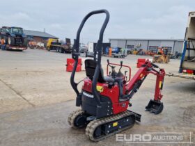 Unused Yanmar SV08-1C Micro Excavators For Auction: Leeds, UK – 30th April, 1st, 2nd & 3rd May 25 full