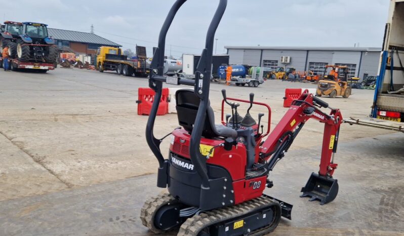 Unused Yanmar SV08-1C Micro Excavators For Auction: Leeds, UK – 30th April, 1st, 2nd & 3rd May 25 full