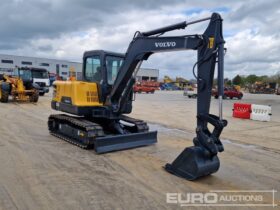 2017 Volvo EC55D Mini Excavators For Auction: Leeds, UK – 30th April, 1st, 2nd & 3rd May 25 full