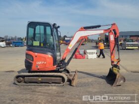 2016 Kubota U27-4 Mini Excavators For Auction: Leeds, UK – 30th April, 1st, 2nd & 3rd May 25 full