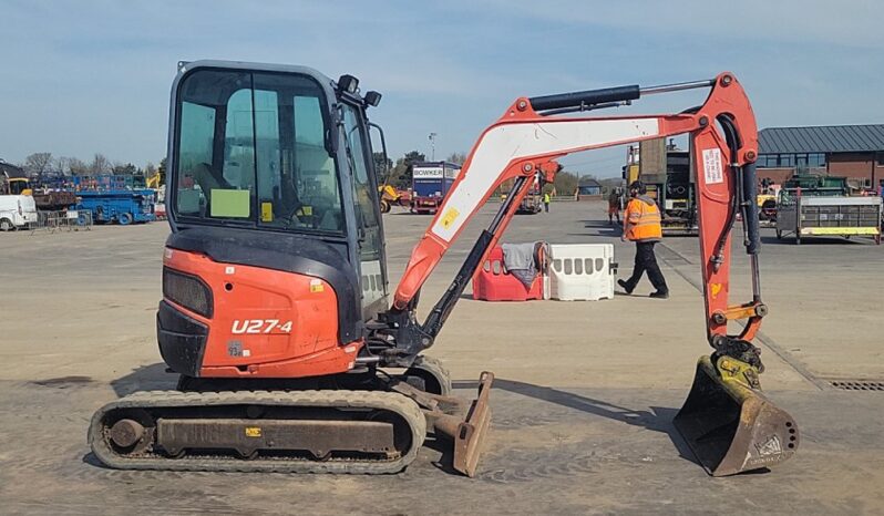2016 Kubota U27-4 Mini Excavators For Auction: Leeds, UK – 30th April, 1st, 2nd & 3rd May 25 full