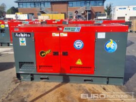 Unused 2025 Ashita Power AG3-70 Generators For Auction: Leeds, UK – 30th April, 1st, 2nd & 3rd May 25 full