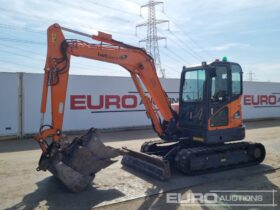2021 Doosan DX62R-3 6 Ton+ Excavators For Auction: Leeds, UK – 30th April, 1st, 2nd & 3rd May 25