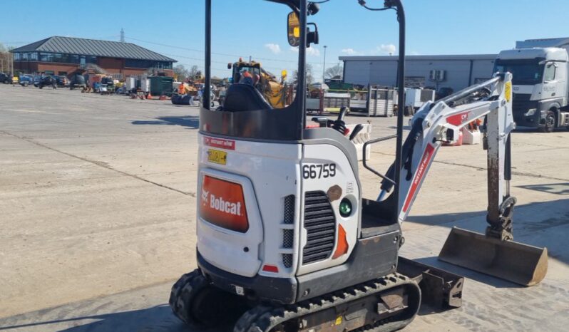 2021 Bobcat E17Z Mini Excavators For Auction: Leeds, UK – 30th April, 1st, 2nd & 3rd May 25 full