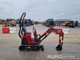 Unused Yanmar SV08-1C Micro Excavators For Auction: Leeds, UK – 30th April, 1st, 2nd & 3rd May 25 full