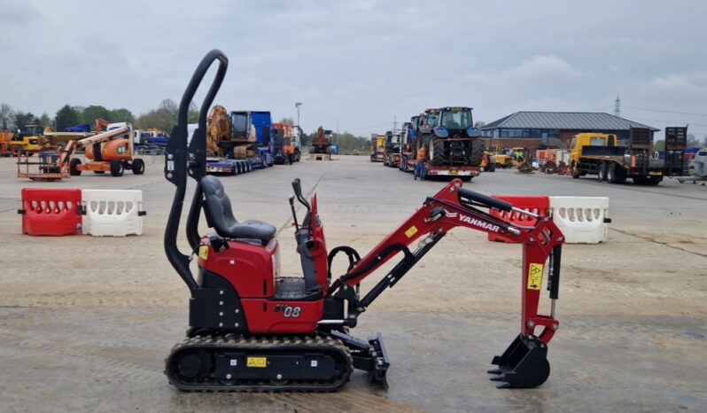 Unused Yanmar SV08-1C Micro Excavators For Auction: Leeds, UK – 30th April, 1st, 2nd & 3rd May 25 full