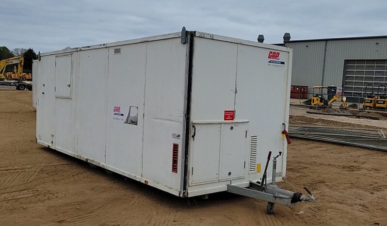 Ajc trailers Single Axle Welfare Unit, Canteen, Toilet, Drying Room, Generator (Cannot Be Reconsigned) Containers For Auction: Leeds, UK – 30th April, 1st, 2nd & 3rd May 25 full