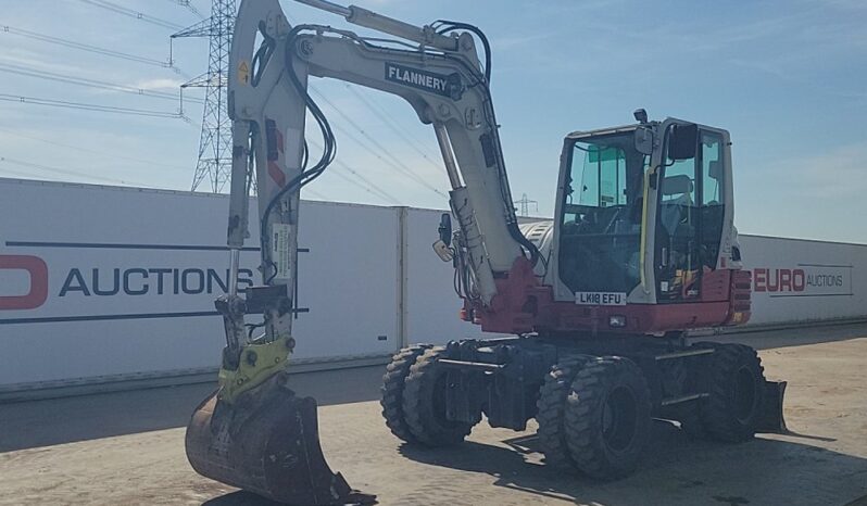 2018 Takeuchi TB295W Wheeled Excavators For Auction: Leeds, UK – 30th April, 1st, 2nd & 3rd May 25