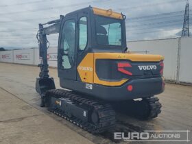2020 Volvo EC55D Mini Excavators For Auction: Leeds, UK – 30th April, 1st, 2nd & 3rd May 25 full