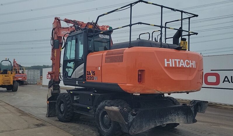 2017 Hitachi ZX220W-5B Wheeled Excavators For Auction: Leeds, UK – 30th April, 1st, 2nd & 3rd May 25 full