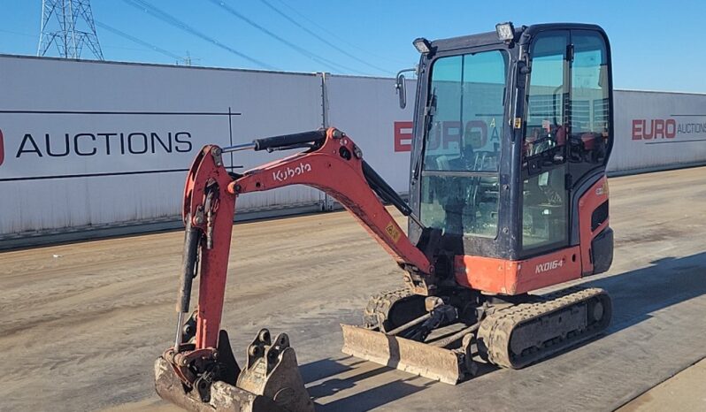 2016 Kubota KX016-4 Mini Excavators For Auction: Leeds, UK – 30th April, 1st, 2nd & 3rd May 25