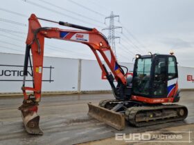 2018 Kubota KX080-4A 6 Ton+ Excavators For Auction: Leeds, UK – 30th April, 1st, 2nd & 3rd May 25