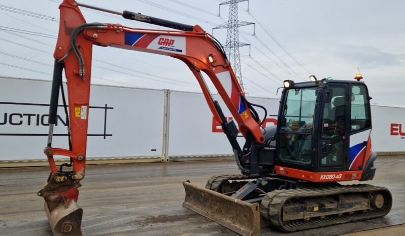 2018 Kubota KX080-4A 6 Ton+ Excavators For Auction: Leeds, UK – 30th April, 1st, 2nd & 3rd May 25