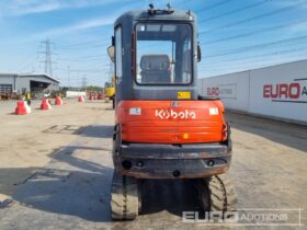 2015 Kubota KX61-3 Mini Excavators For Auction: Leeds, UK – 30th April, 1st, 2nd & 3rd May 25 full