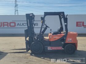 2018 Doosan D30GP Forklifts For Auction: Leeds, UK – 30th April, 1st, 2nd & 3rd May 25 full