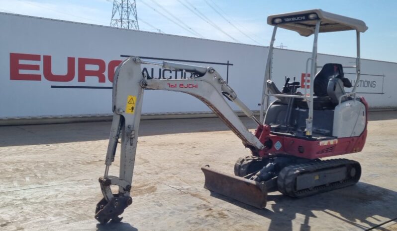 2020 Takeuchi TB216 Mini Excavators For Auction: Leeds, UK – 30th April, 1st, 2nd & 3rd May 25