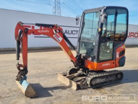 2016 Kubota KX016-4 Mini Excavators For Auction: Leeds, UK – 30th April, 1st, 2nd & 3rd May 25