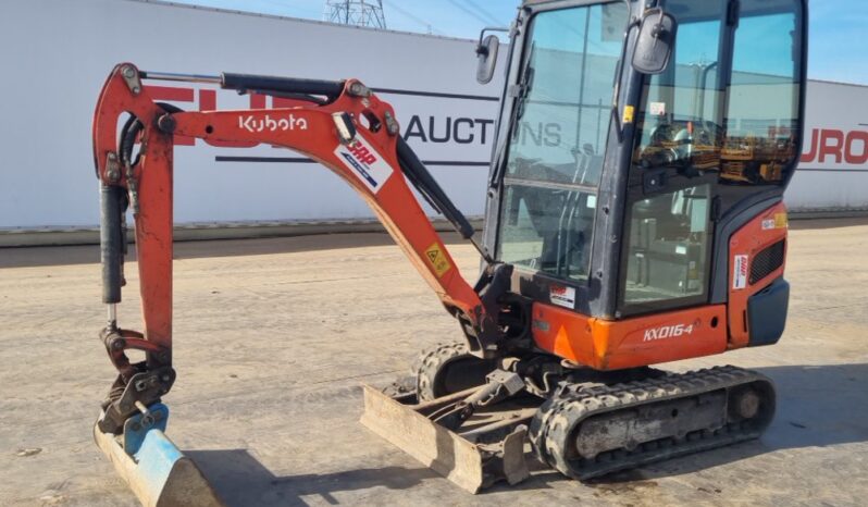 2016 Kubota KX016-4 Mini Excavators For Auction: Leeds, UK – 30th April, 1st, 2nd & 3rd May 25