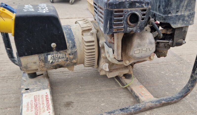 Stephill Petrol Generator, Honda Engine Generators For Auction: Leeds, UK – 30th April, 1st, 2nd & 3rd May 25 full