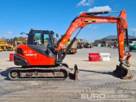 2019 Kubota KX080-4A 6 Ton+ Excavators For Auction: Leeds, UK – 30th April, 1st, 2nd & 3rd May 25 full