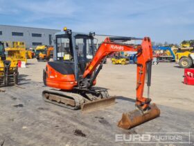 2015 Kubota KX61-3 Mini Excavators For Auction: Leeds, UK – 30th April, 1st, 2nd & 3rd May 25 full