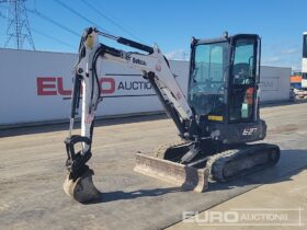 2020 Bobcat E27Z Mini Excavators For Auction: Leeds, UK – 30th April, 1st, 2nd & 3rd May 25