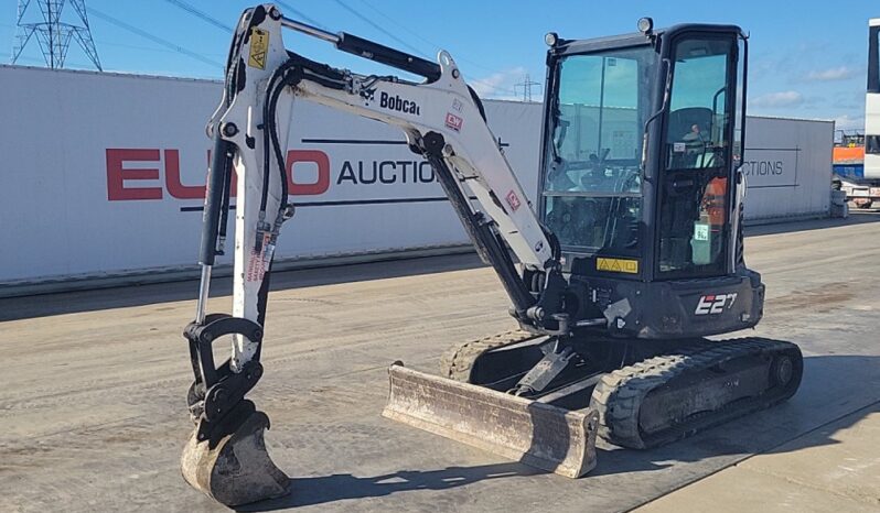 2020 Bobcat E27Z Mini Excavators For Auction: Leeds, UK – 30th April, 1st, 2nd & 3rd May 25