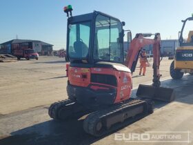 2016 Kubota U27-4 Mini Excavators For Auction: Leeds, UK – 30th April, 1st, 2nd & 3rd May 25 full