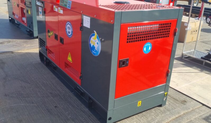 Unused 2025 Ashita Power AG3-50 Generators For Auction: Leeds, UK – 30th April, 1st, 2nd & 3rd May 25 full