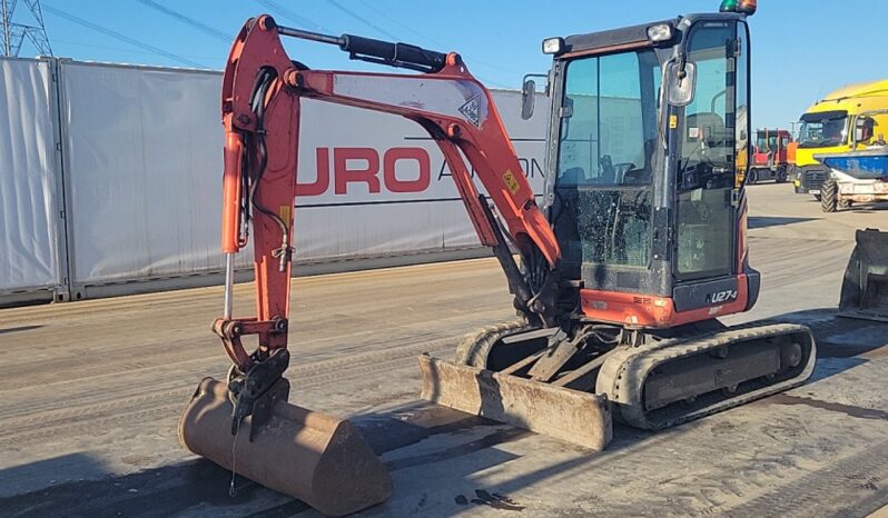2016 Kubota U27-4 Mini Excavators For Auction: Leeds, UK – 30th April, 1st, 2nd & 3rd May 25