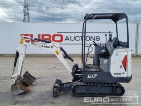 2019 Bobcat E17 Mini Excavators For Auction: Leeds, UK – 30th April, 1st, 2nd & 3rd May 25 full