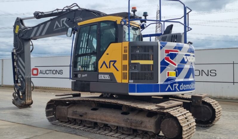 2019 Volvo ECR235EL 20 Ton+ Excavators For Auction: Leeds, UK – 30th April, 1st, 2nd & 3rd May 25 full