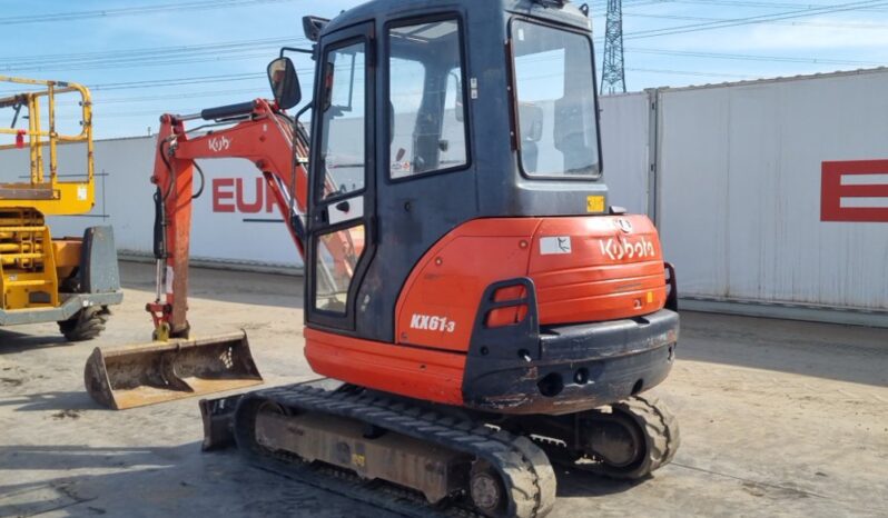 2015 Kubota KX61-3 Mini Excavators For Auction: Leeds, UK – 30th April, 1st, 2nd & 3rd May 25 full