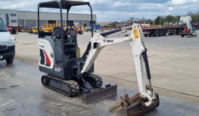 2019 Bobcat E17 Mini Excavators For Auction: Leeds, UK – 30th April, 1st, 2nd & 3rd May 25 full