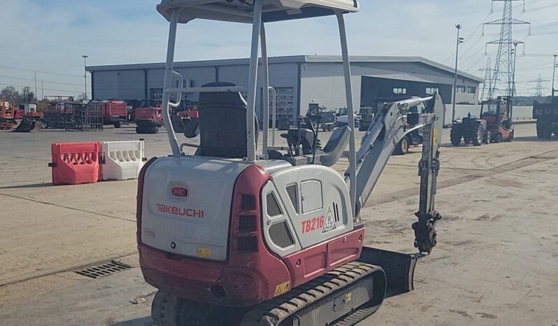 2020 Takeuchi TB216 Mini Excavators For Auction: Leeds, UK – 30th April, 1st, 2nd & 3rd May 25 full
