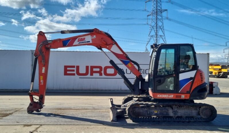 2018 Kubota KX080-4A 6 Ton+ Excavators For Auction: Leeds, UK – 30th April, 1st, 2nd & 3rd May 25 full