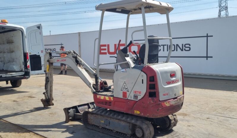 2020 Takeuchi TB216 Mini Excavators For Auction: Leeds, UK – 30th April, 1st, 2nd & 3rd May 25 full