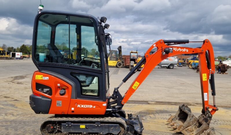 2023 Kubota KX019-4 Mini Excavators For Auction: Leeds, UK – 30th April, 1st, 2nd & 3rd May 25 full
