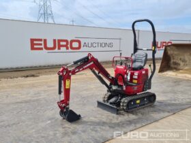 Unused Yanmar SV08-1C Micro Excavators For Auction: Leeds, UK – 30th April, 1st, 2nd & 3rd May 25