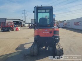 2016 Kubota U27-4 Mini Excavators For Auction: Leeds, UK – 30th April, 1st, 2nd & 3rd May 25 full