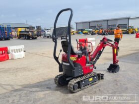 Unused Yanmar SV08-1C Micro Excavators For Auction: Leeds, UK – 30th April, 1st, 2nd & 3rd May 25 full